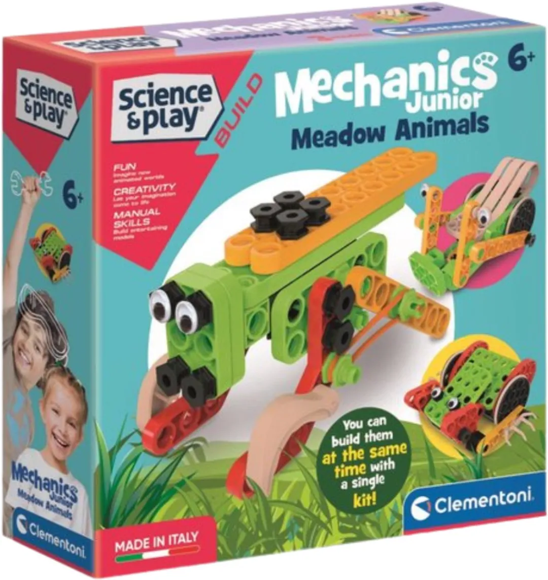 Clementoni Junior Animals Mechanics Bouwset