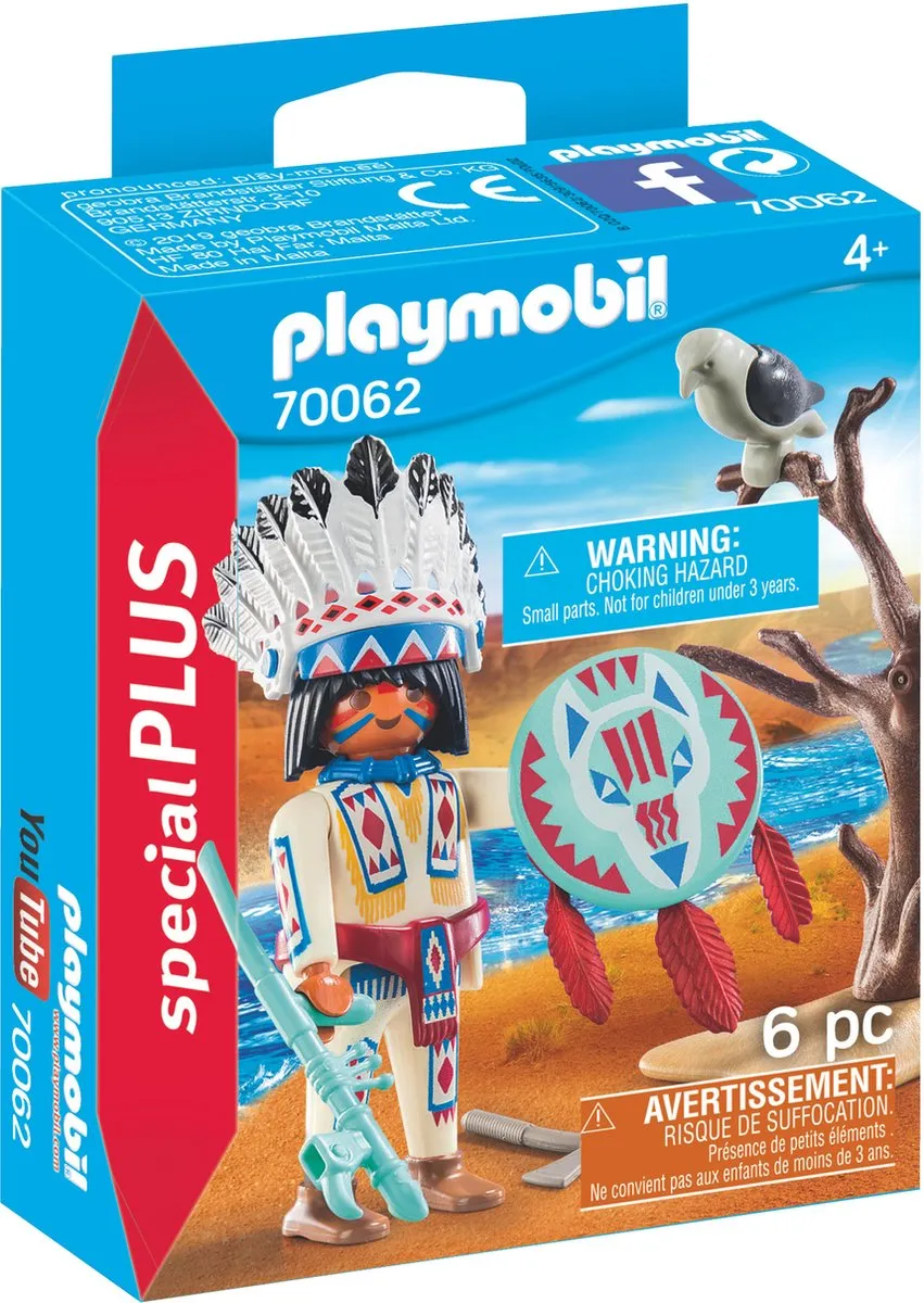 Playmobil Inheems Stamhoofd 70062