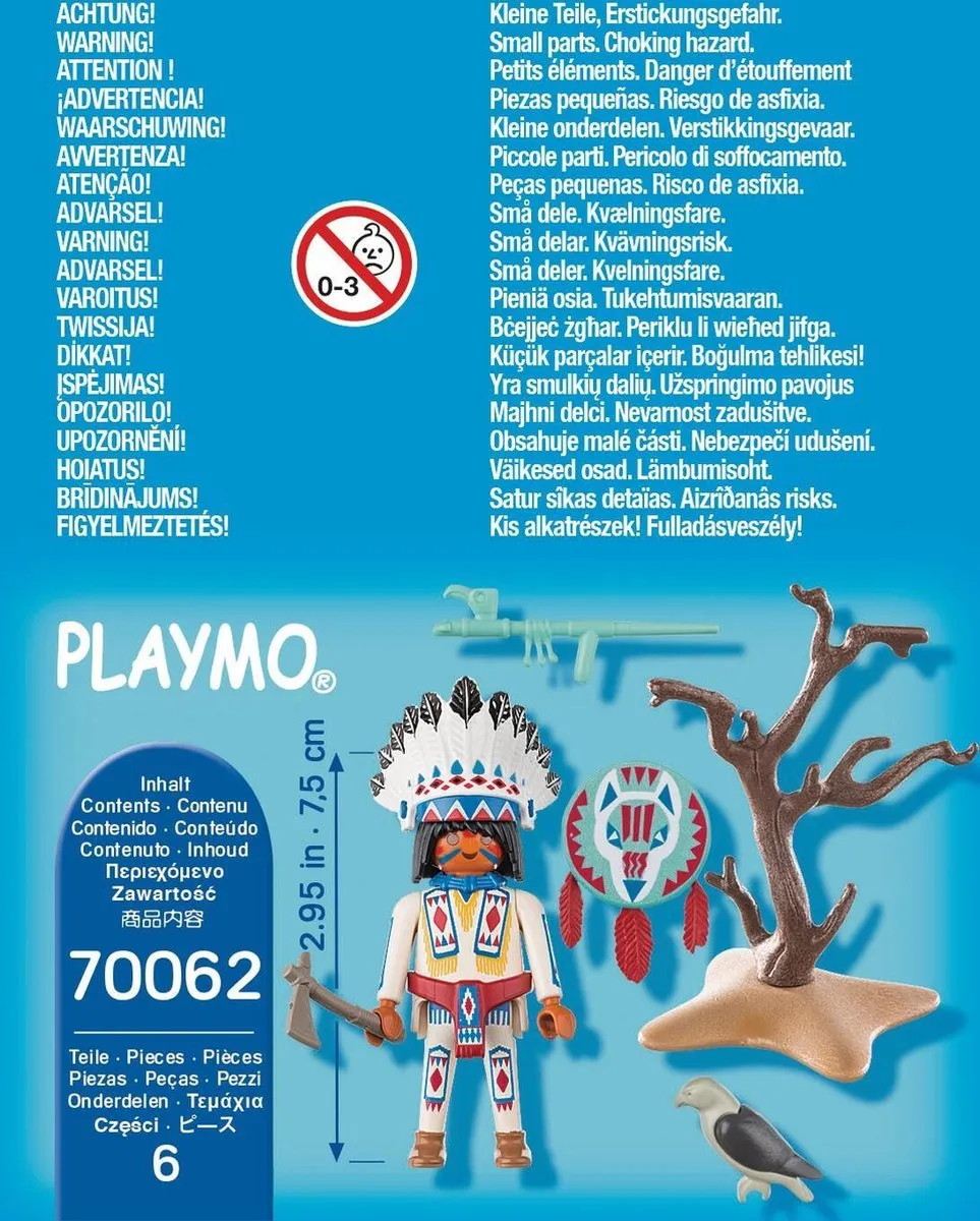 Playmobil Inheems Stamhoofd 70062 - Multicolor
