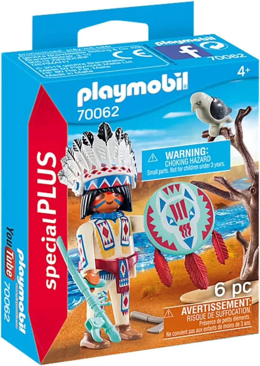 Playmobil Inheems Stamhoofd 70062 - Multicolor