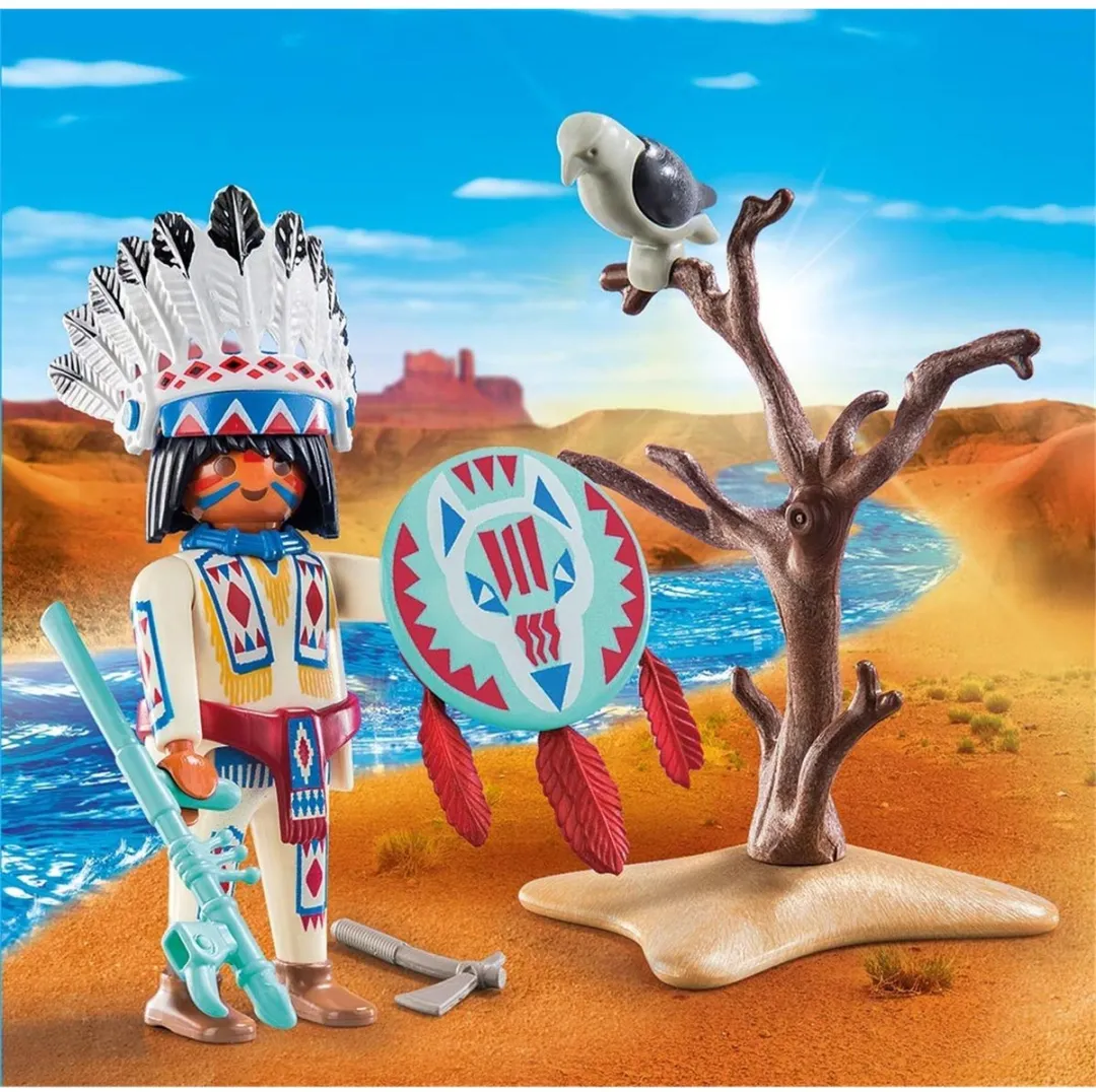 Playmobil Inheems Stamhoofd 70062 - Multicolor