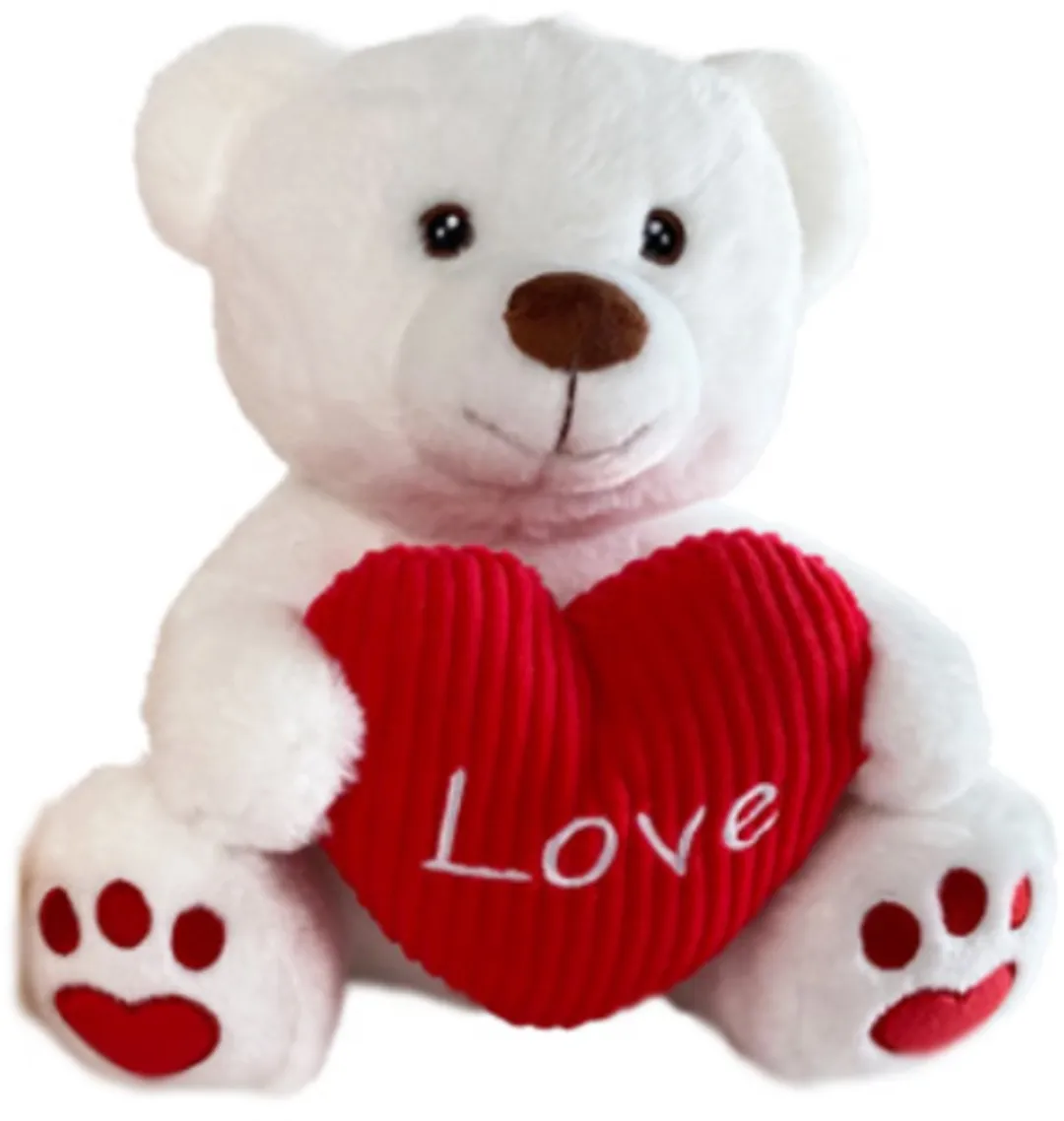 Topknuffels Teddybeer Love Pluche Knuffel 18cm