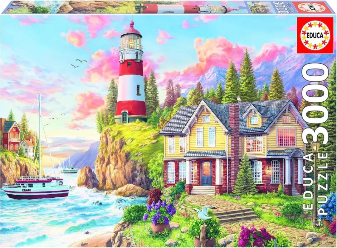 Educa Vuurtoren Oceaan Puzzel 3000 Stuks