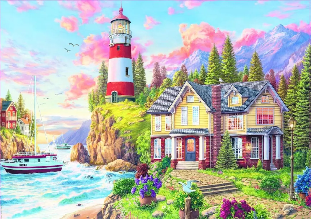 Educa Vuurtoren Oceaan Puzzel 3000 Stuks - ED18507