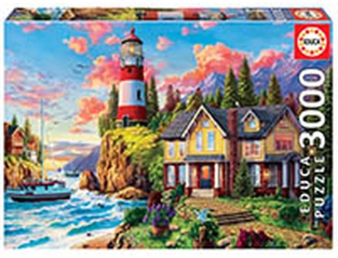 Educa Vuurtoren Oceaan Puzzel 3000 Stuks - ED18507