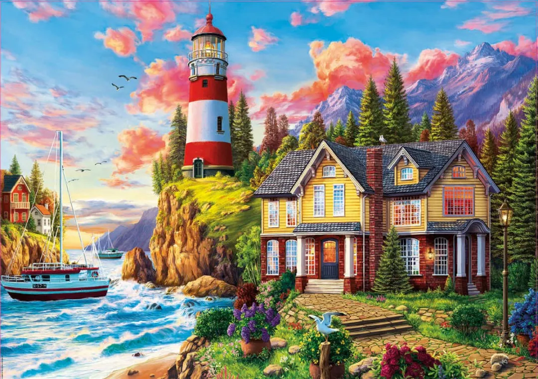 Educa Vuurtoren Oceaan Puzzel 3000 Stuks - ED18507