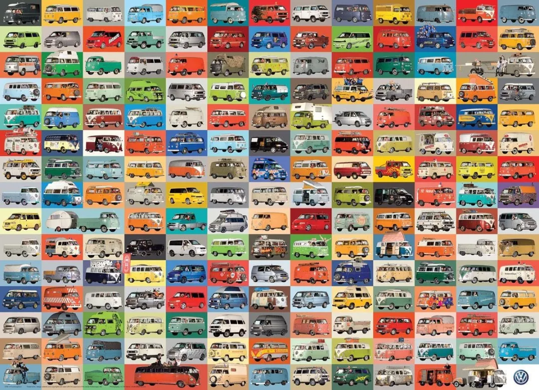 Eurographics Volkswagen Groovy Bus Legpuzzel 1000 Stuks - eu6000-0783