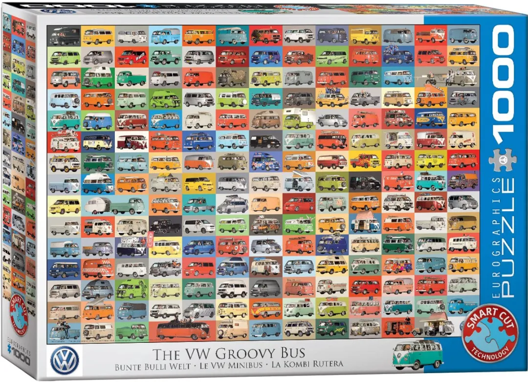 Eurographics Volkswagen Groovy Bus Legpuzzel 1000 Stuks - eu6000-0783