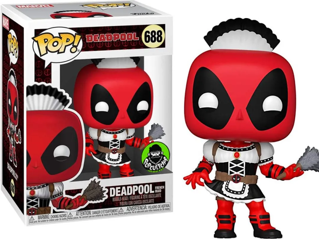 Funko Pop Deadpool French Maid - Multicolor