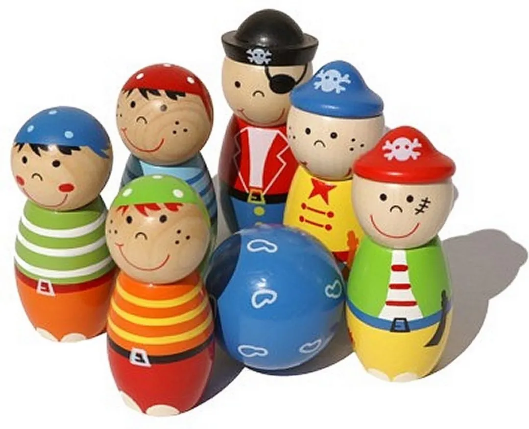 Simply for Kids Houten Kegelspel Piraten