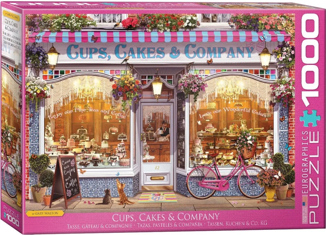 Eurographics Garry Walton Kopjes & Taarten Legpuzzel 1000 Stuks