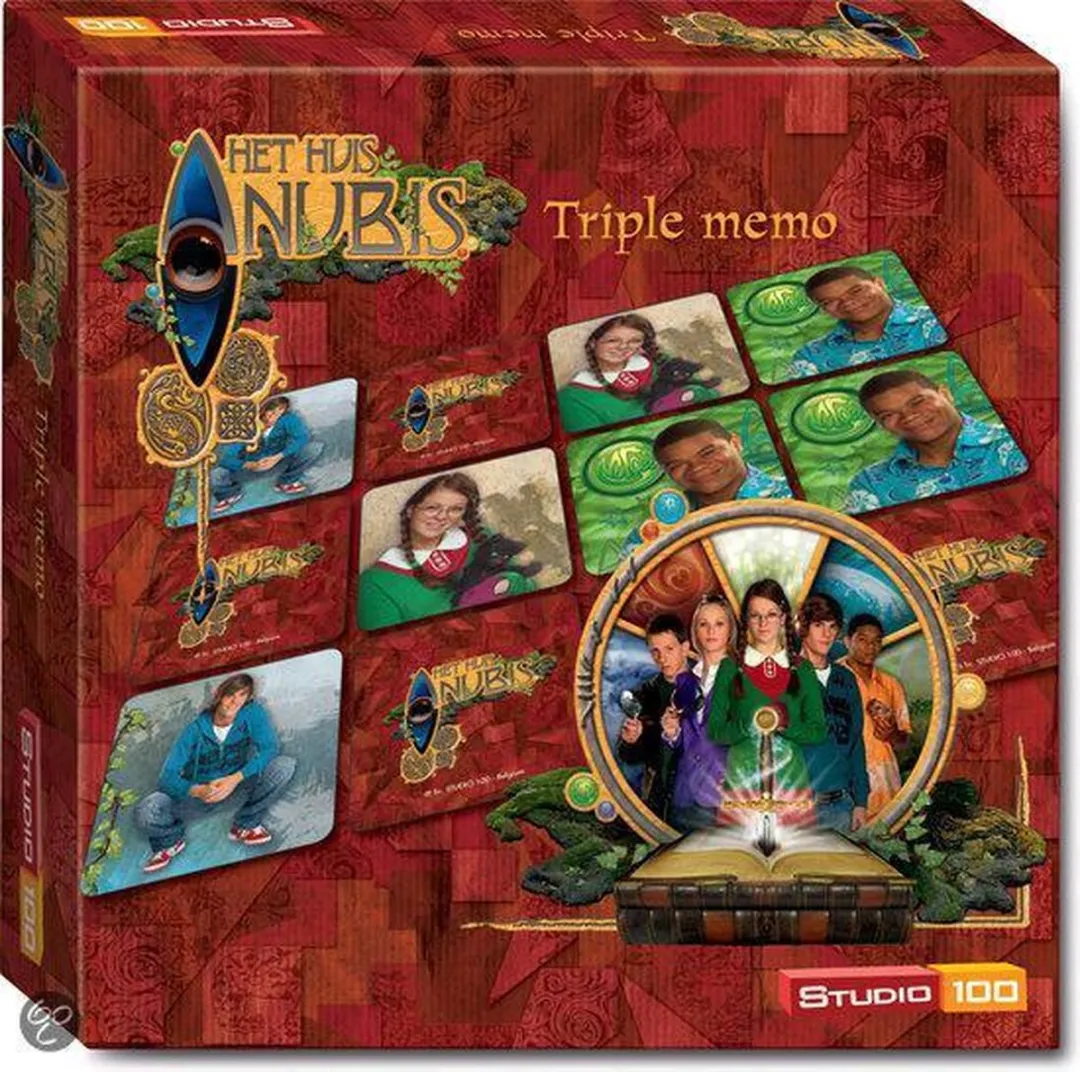 Studio 100 Het Huis Anubis Triple Memo