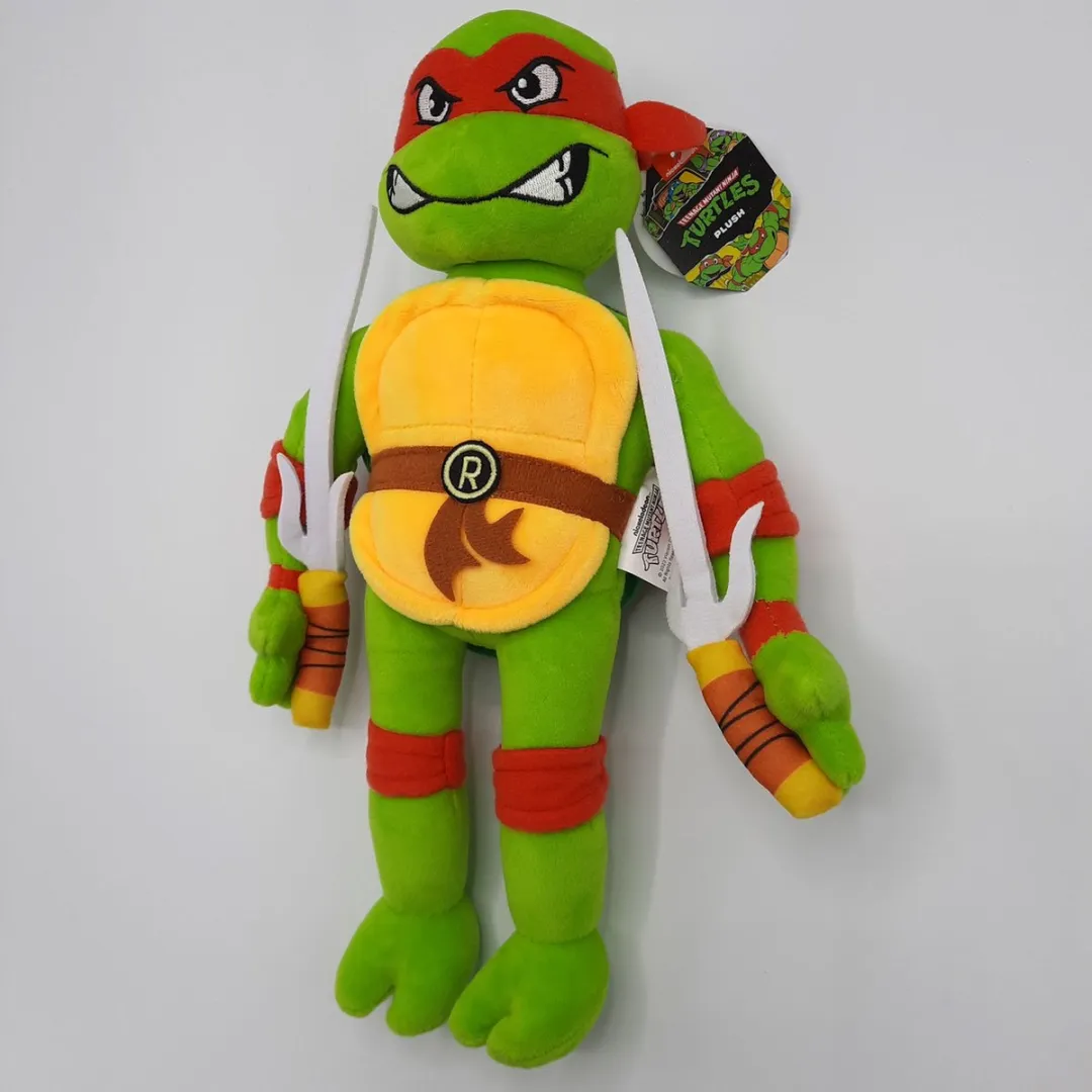 Nickelodeon Teenage Mutant Ninja Turtles Raphael Pluche Knuffel 32 cm