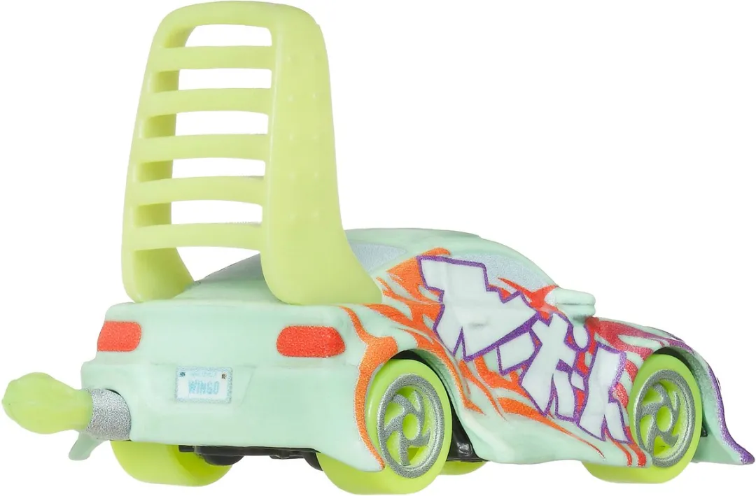 Mattel CARS Glow Racers Diecast Wingo - Meerkleurig