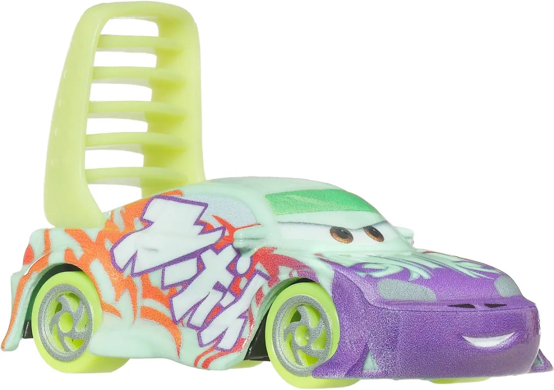 Mattel CARS Glow Racers Diecast Wingo - Meerkleurig