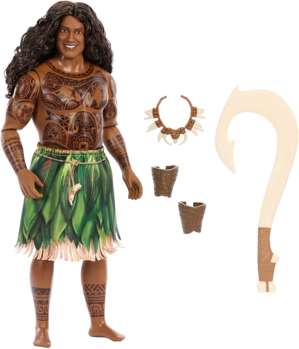 Mattel Disney Vaiana Maui Pop - Pop met outfit en 4 accessoires