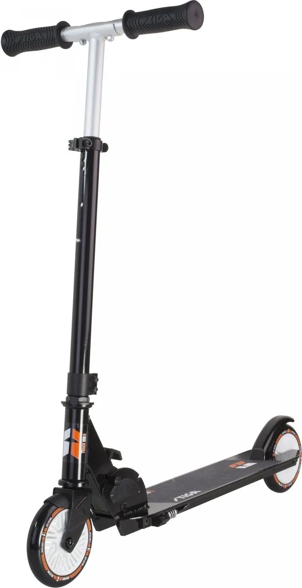 Stiga Sports Kick Stuntstep Track 120-s - 145mm Wielen - Zwart/Oranje