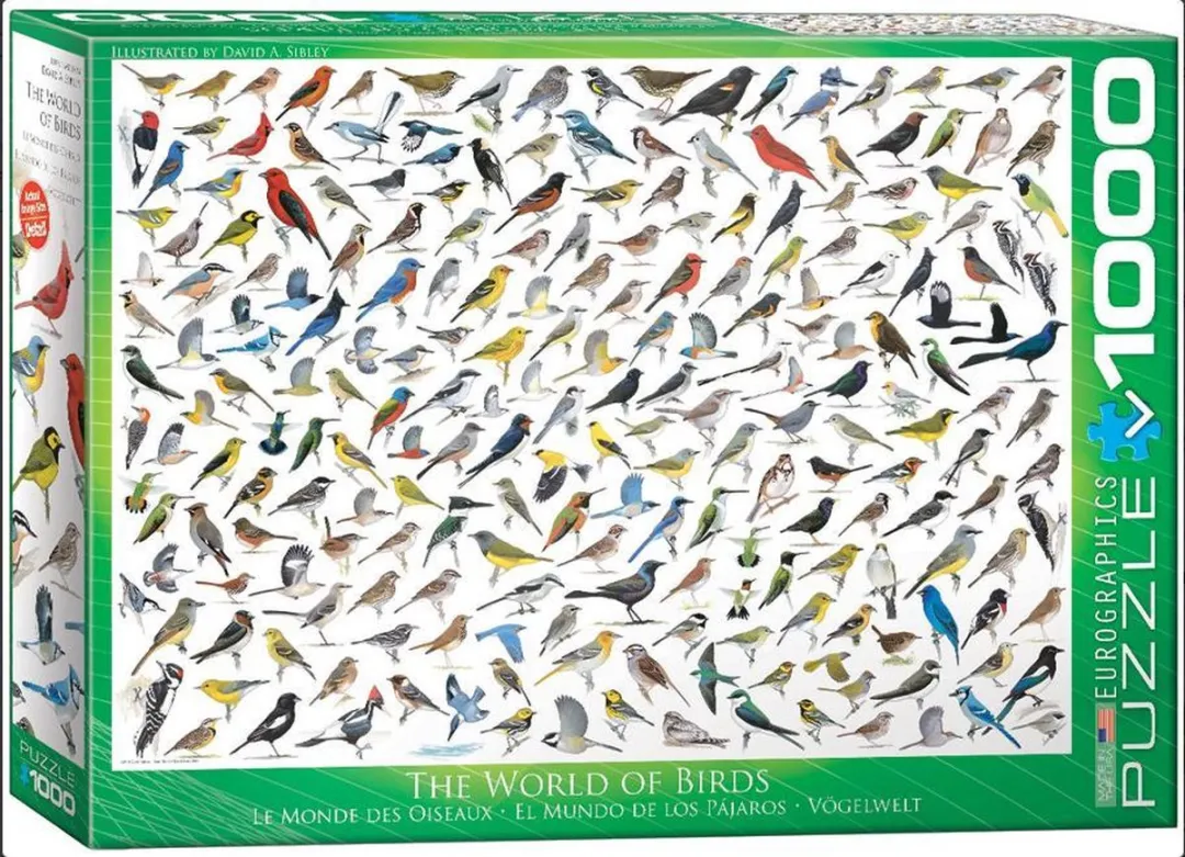 Eurographics De Wereld van Vogels Legpuzzel 1000 Stuks - David Sibley