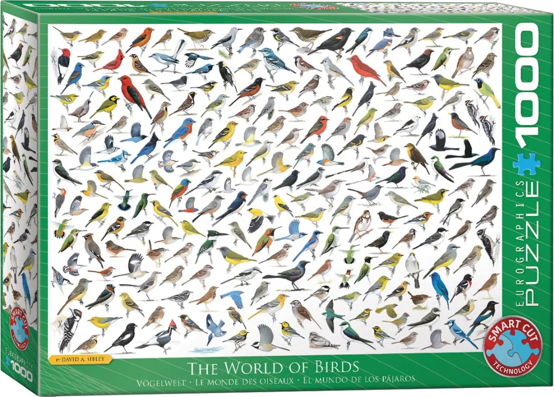 Eurographics De Wereld van Vogels Legpuzzel 1000 Stuks - David Sibley