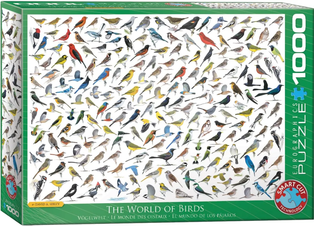 Eurographics De Wereld van Vogels Legpuzzel 1000 Stuks