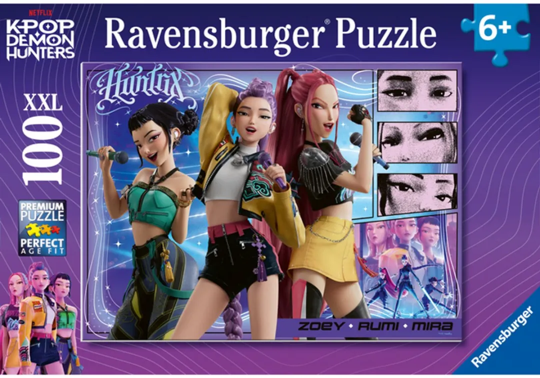 Ravensburger KPop Demon Hunters Kinderpuzzel 100-delig - Violet