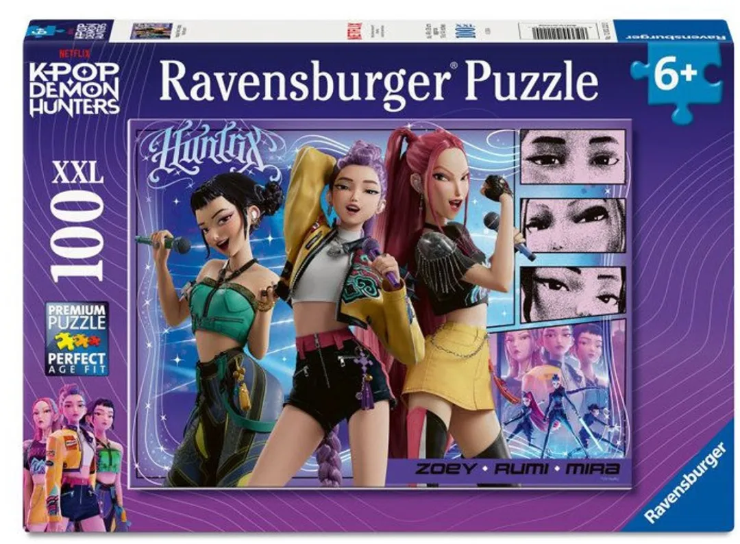 Ravensburger KPop Demon Hunters Kinderpuzzel 100-delig - Violet