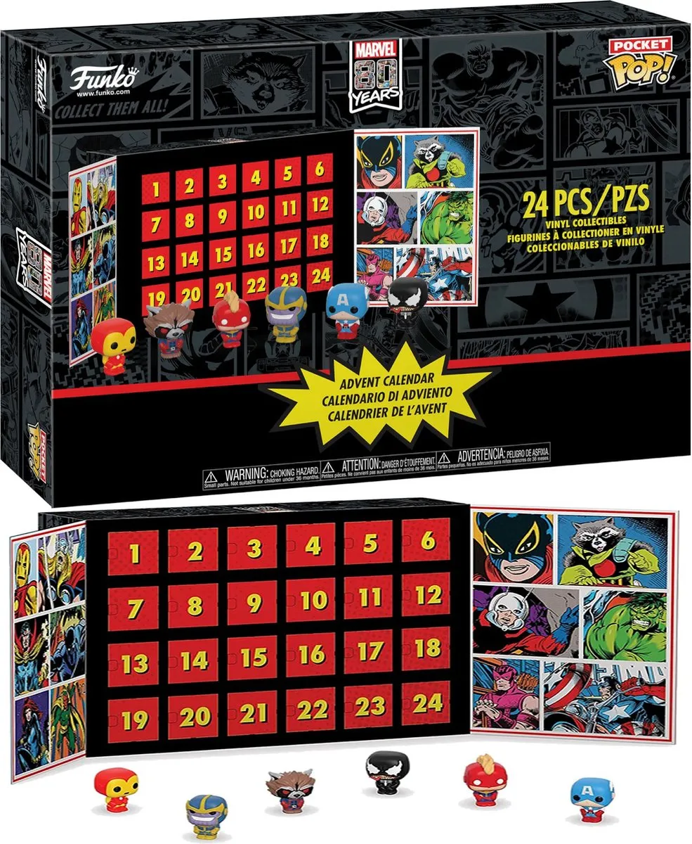 Marvel Avengers Funko Pocket Pop! Adventkalender - 24 Stuks