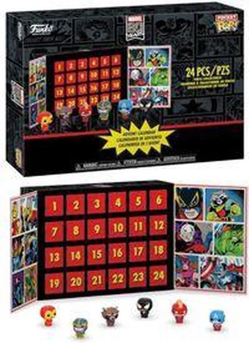 Marvel Avengers Funko Pocket Pop! Adventkalender - 24 Stuks - afbeelding 6 van 6