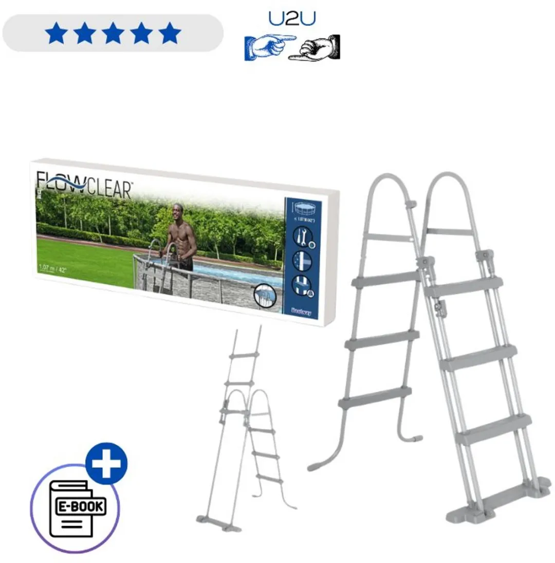 Bestway Zwembadladder 58330