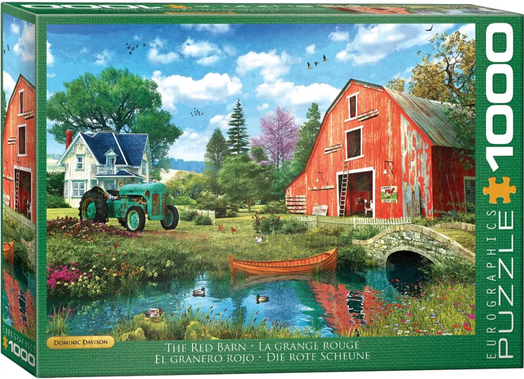 Eurographics De rode schuur Legpuzzel 1000 Stuks - 68x48cm - MPN eu6000-5526
