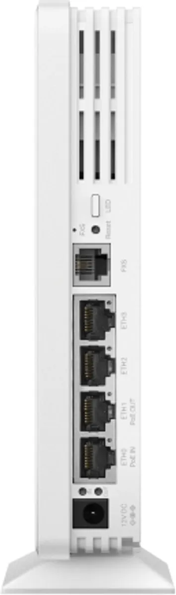 TP-Link Omada EAP650-Desktop Access Point - Wi-Fi 6 - 4x Gigabit LAN - Zwart