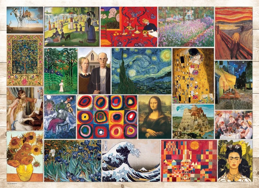 Eurographics Meesterwerken Legpuzzel 1000 Stuks - 68x48cm - Meerkleurig