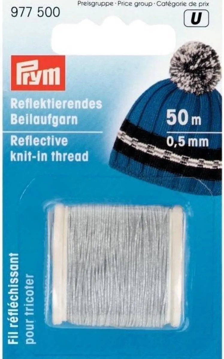 Prym Reflecterend Meeloopgaren 50m
