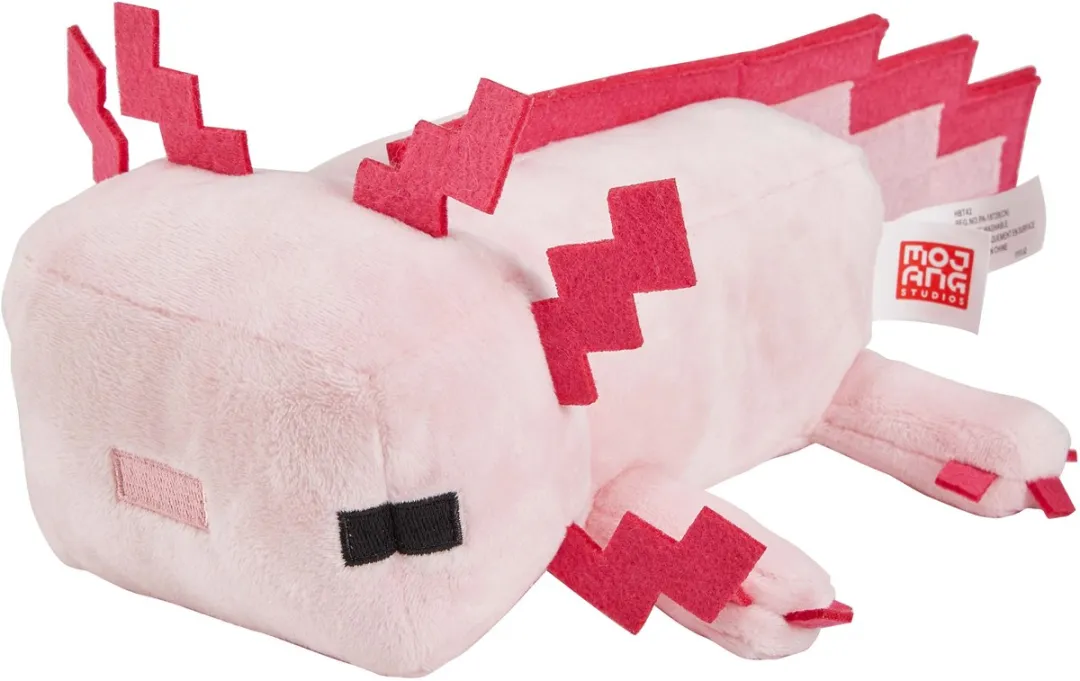 Mattel Minecraft Axolotl Knuffel - 20 cm Multi