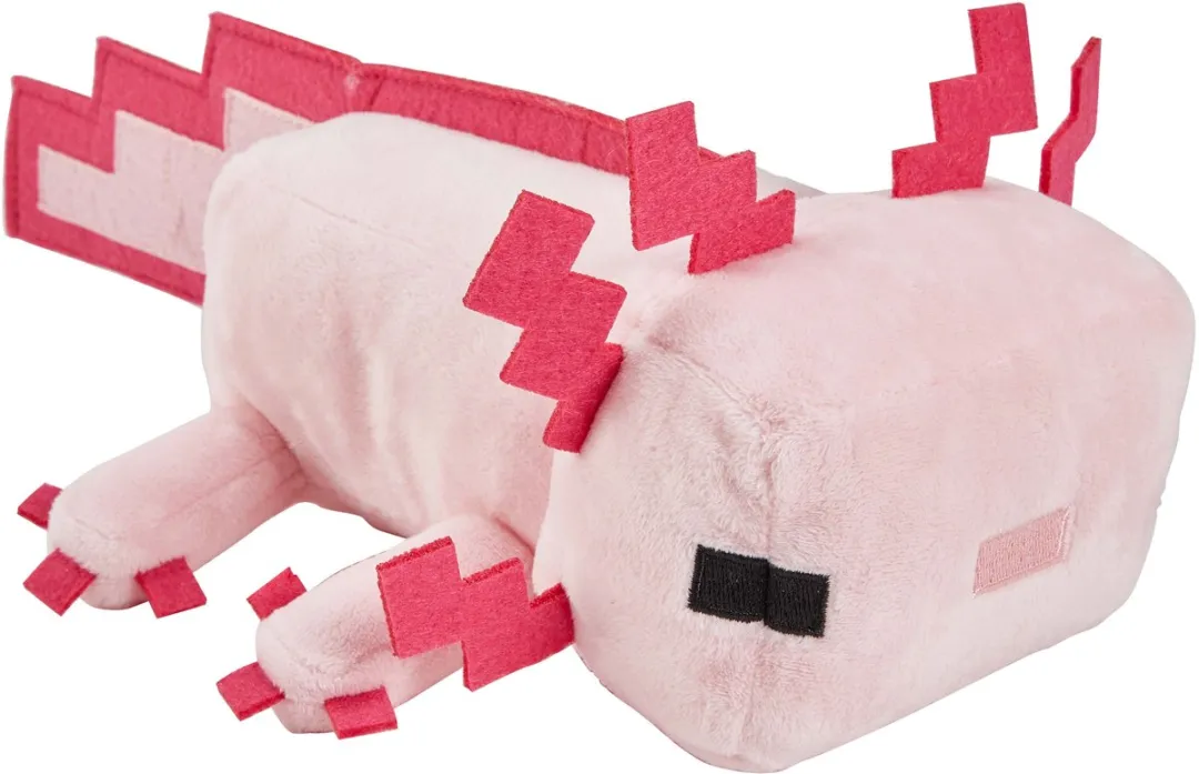 Mattel Minecraft Axolotl Knuffel - 20 cm Multi - afbeelding 6 van 6