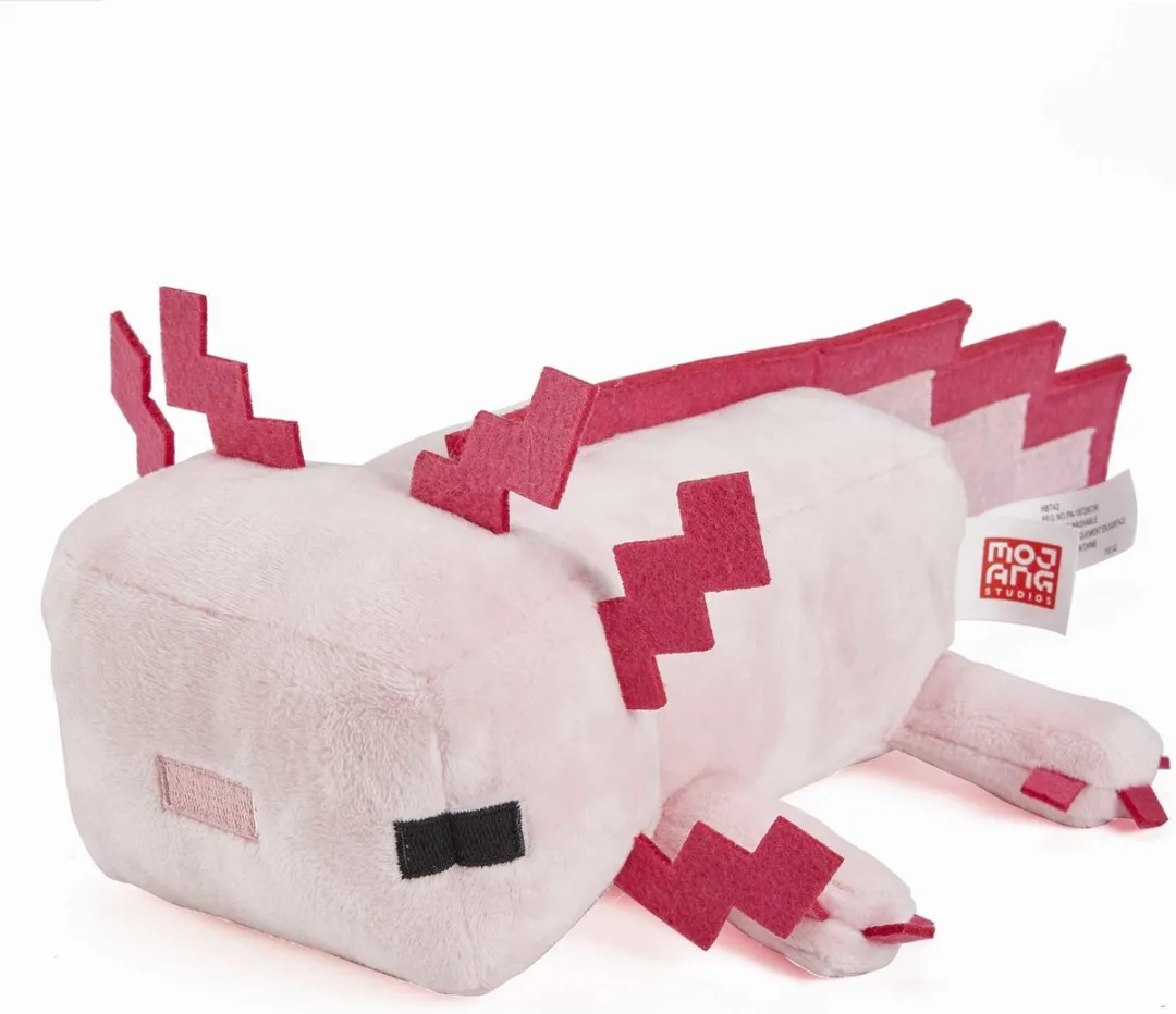 Mattel Minecraft Axolotl Knuffel - 20 cm Multi