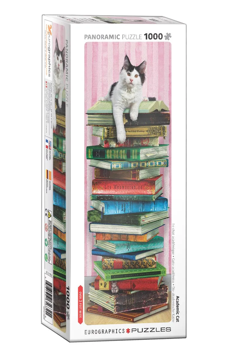Eurographics Academic Cat Panorama Legpuzzel 1000 Stuks