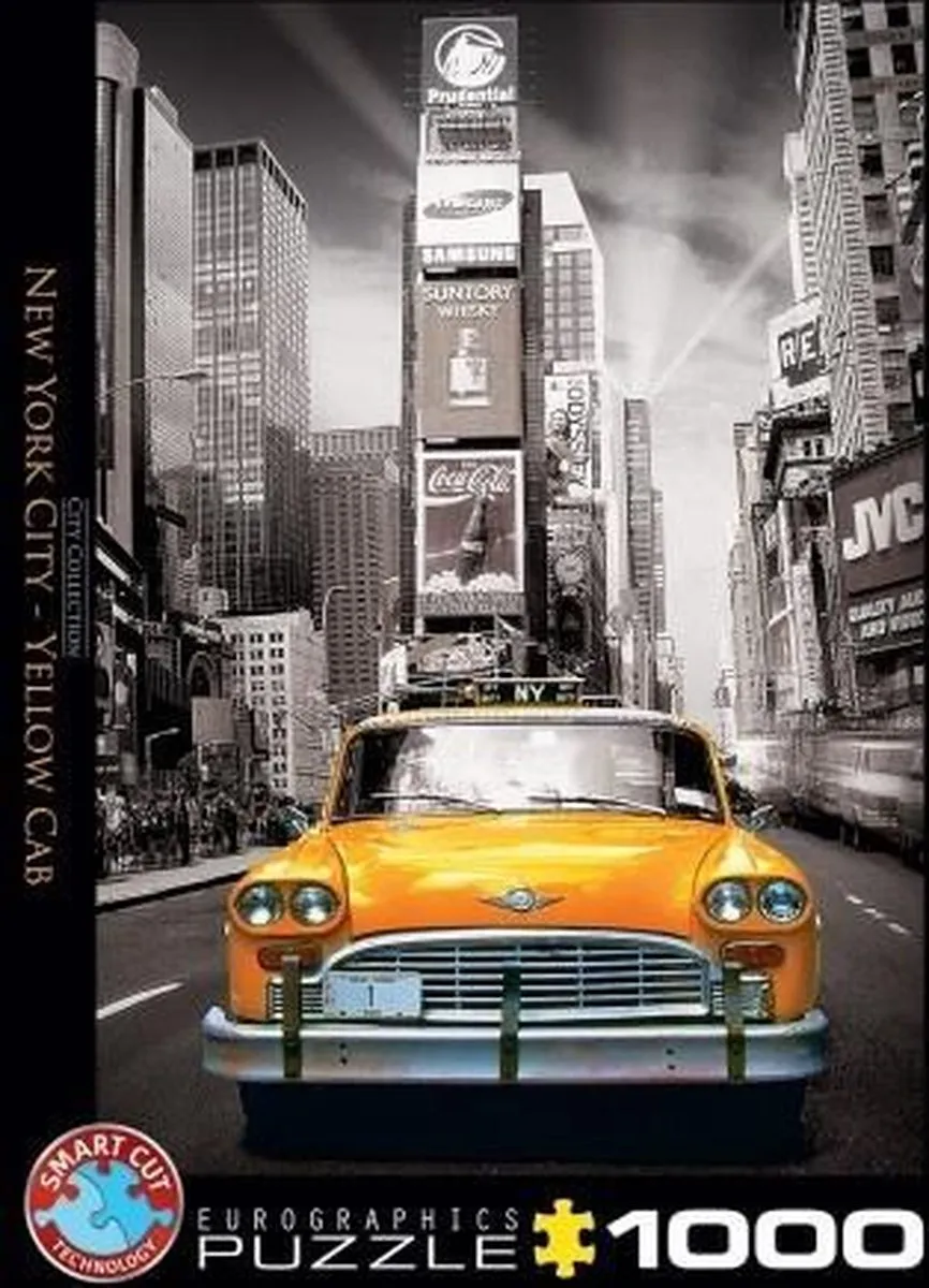 Eurographics New York City Yellow Cab Legpuzzel 1000 Stuks