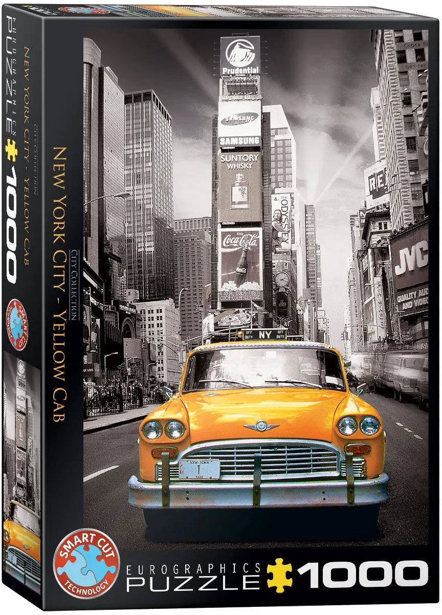 Eurographics New York City Yellow Cab Legpuzzel 1000 Stuks - 48x68cm