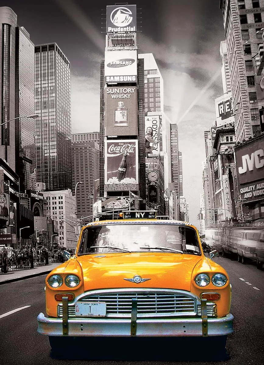 Eurographics New York City Yellow Cab Legpuzzel 1000 Stuks - 48x68cm
