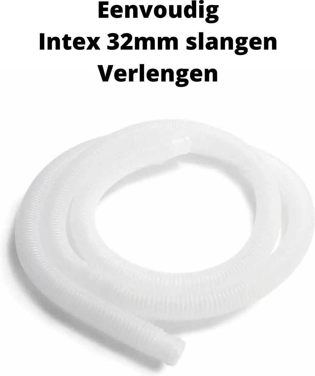 Bestway Slangverbinder 38mm→32mm - 2 Stuks - Blauw/Wit