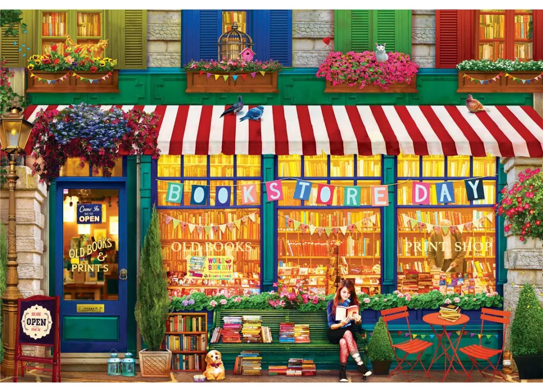 Eurographics De Oude Boekwinkel Legpuzzel 2000 Stuks - Meerkleurig