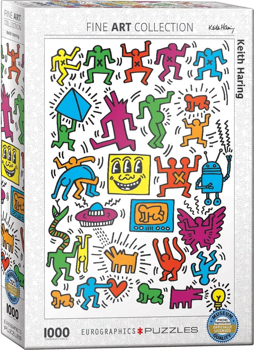 Eurographics Keith Haring Fine Art Legpuzzel 1000 Stuks