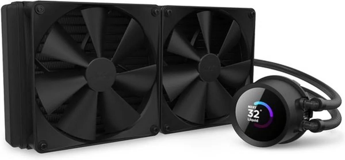 NZXT Kraken 280 RL-KN280-B1 - 2 Ventilatoren - Zwart