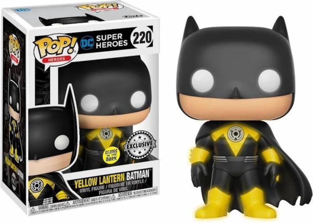 Funko DC Comics Batman Geel Metallic Pop!