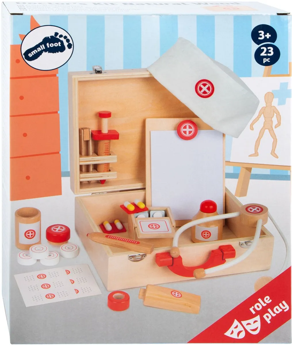 Small Foot Houten Dokterskoffer 23-delig
