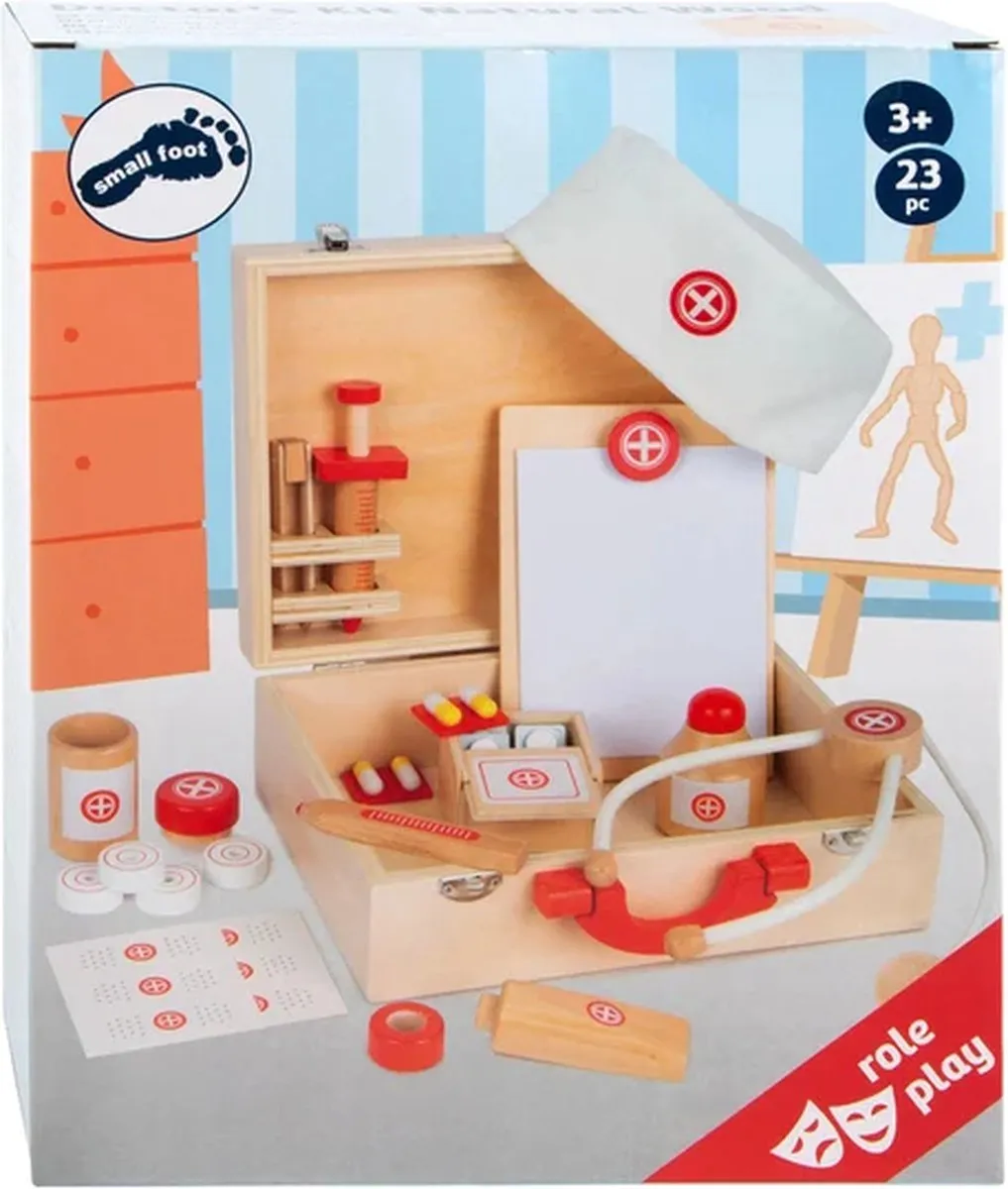Small Foot Houten Dokterskoffer 23-delig
