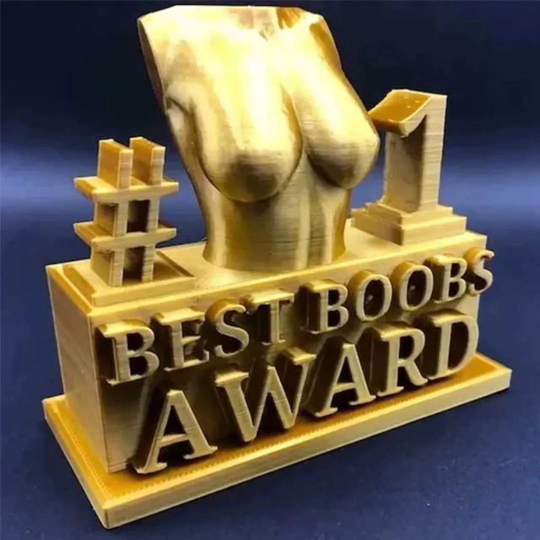 RedParrot Best Boobs Award Borsten - Goud