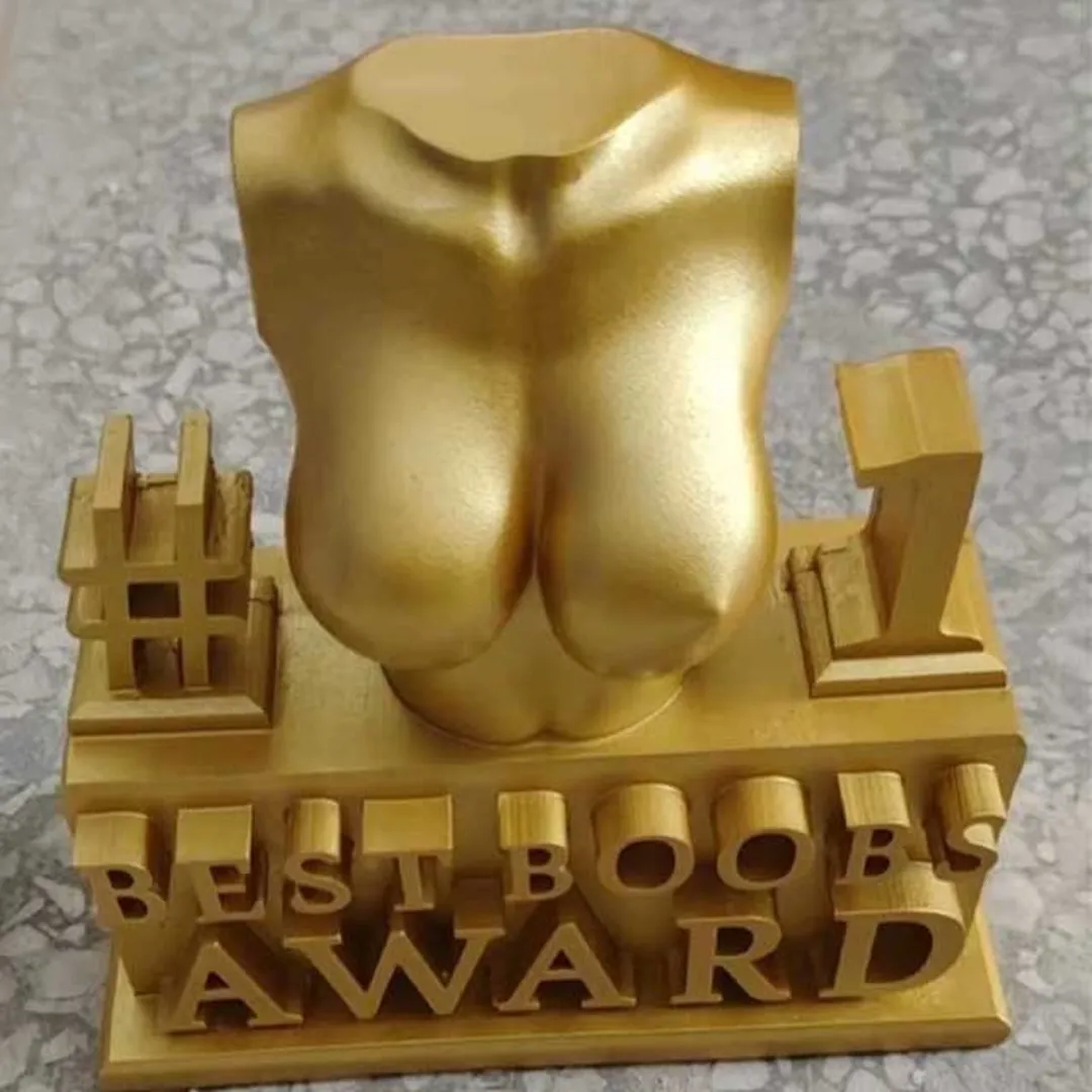 RedParrot Best Boobs Award Borsten - Goud