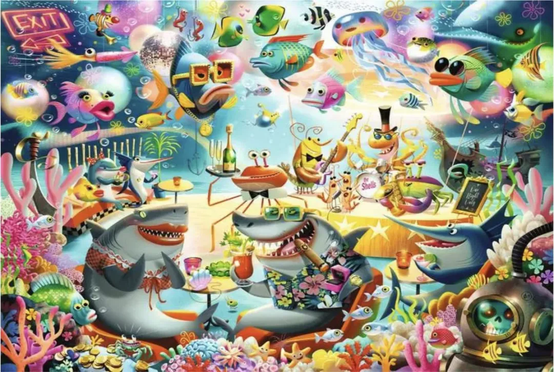 Ravensburger Ocean Lounge US Jigsaw Nationals Puzzel 1000 Stuks
